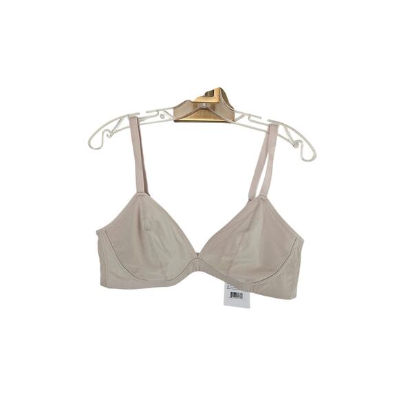 Knix Women's Beige Oyster Mesh Deep V Bra Unlined Bra NWT Size X-Large - Picture 4 of 13